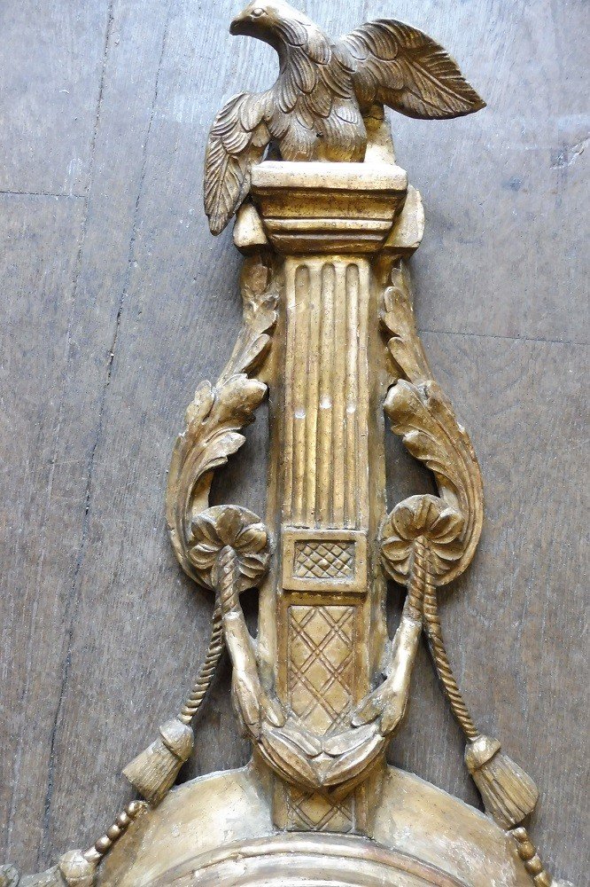 Louis XVI Golden Wood Barometer-photo-3