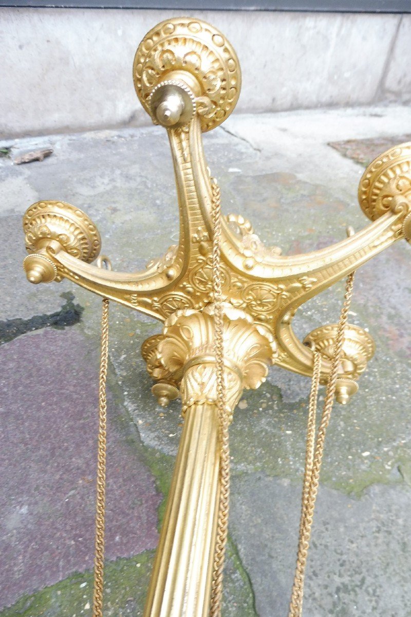 Pair Of Louis Philippe Gilt Bronze Candelabra  -photo-3