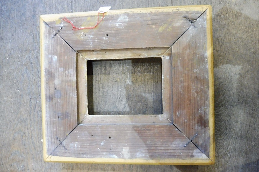 Rectangular Frame In Gilded Stucco, Second Empire -photo-2