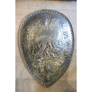 Cast Iron Shield, Renaissance Style, 19th Century