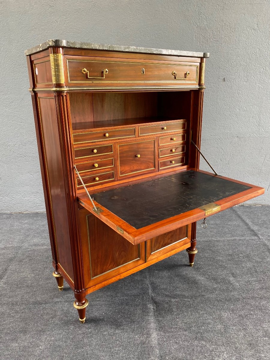 Louis XVI Mahogany Secretary-photo-2