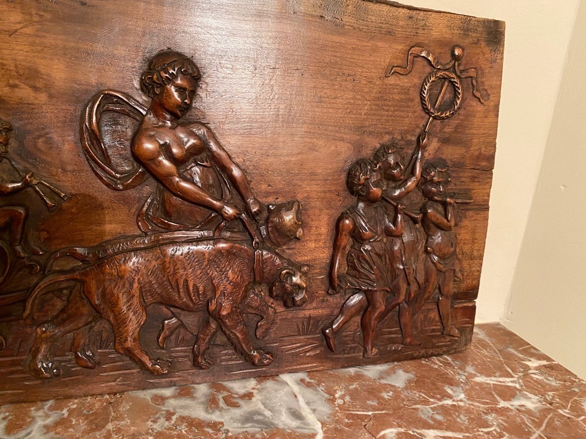 Carved Wooden Bas Relief -photo-4