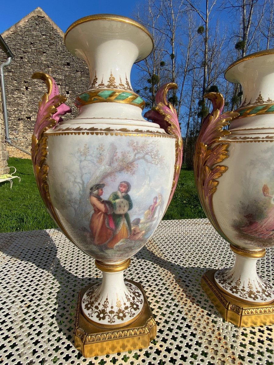 Pair Of Sèvres Porcelain Vases -photo-4