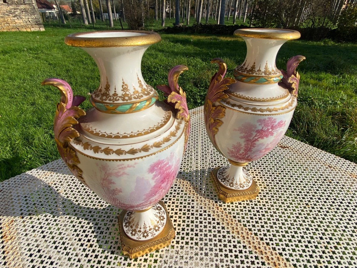 Pair Of Sèvres Porcelain Vases -photo-6