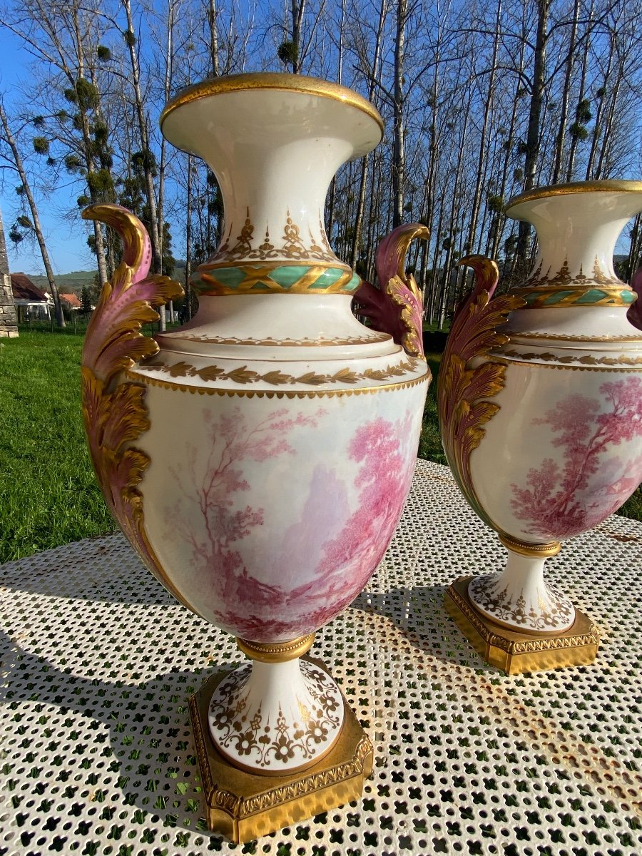 Pair Of Sèvres Porcelain Vases -photo-7