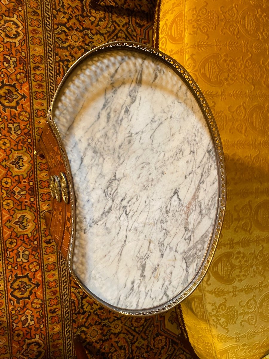 Chevet Louis XVI En Marqueterie -photo-2