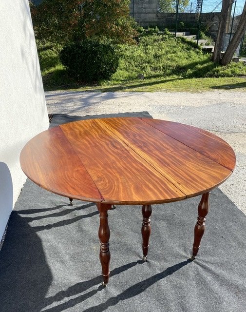 6 Mahogany Legs Table-photo-2