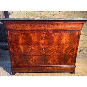 Louis Philippe Period Mahogany Chest Of Drawers 