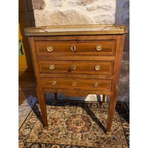 Louis XVI Bedside Table From The 18th Century.