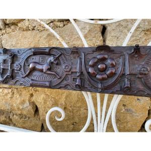 Carved Wooden Bas Relief 