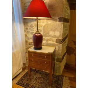 Ox Blood Ceramic Lamp 