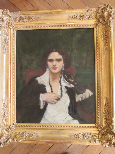 Pierre-georges Jeanniot Oil On Canvas