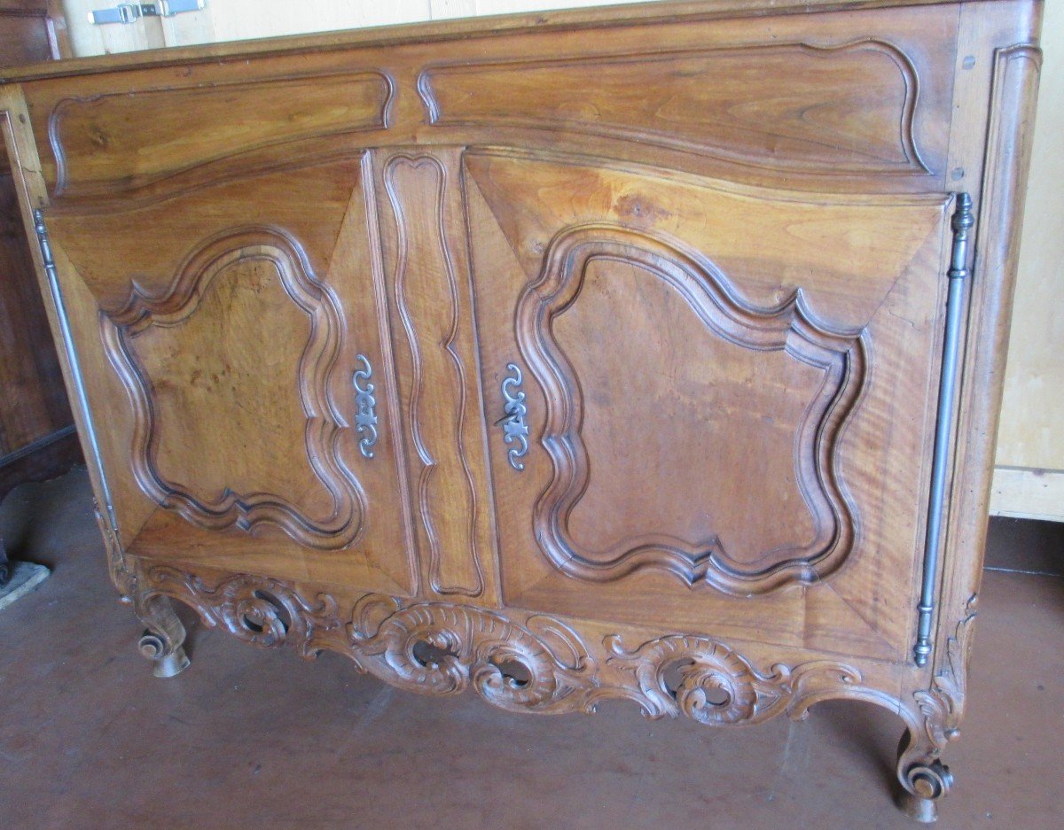 18th Century Provençal Credenza In Walnut-photo-3