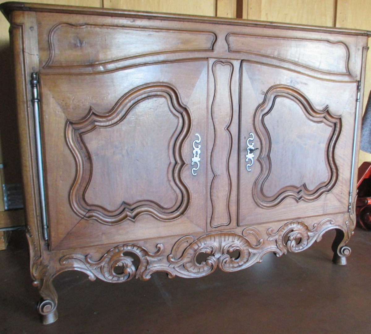 18th Century Provençal Credenza In Walnut-photo-2