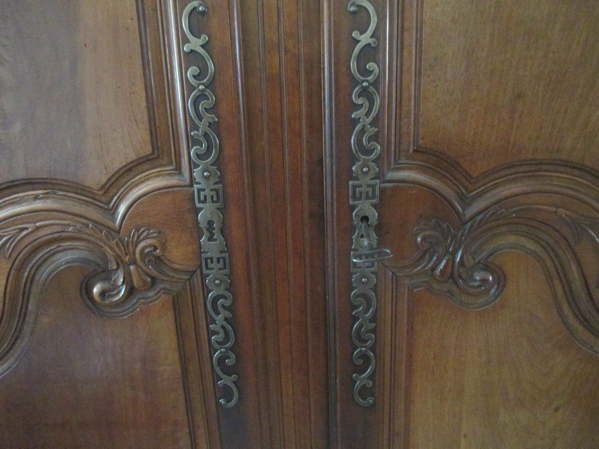 Armoire   Provence  XVIII°   Noyer-photo-2