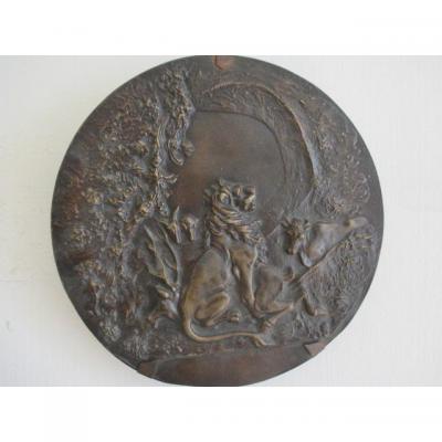 Animal Bronze Medallion