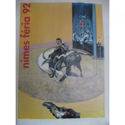 Francis Bacon Original Poster Of The Feria De Nimes 1992