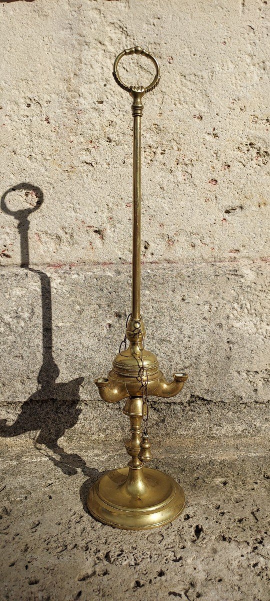 Florentine Oil Lamp Circa 1800.