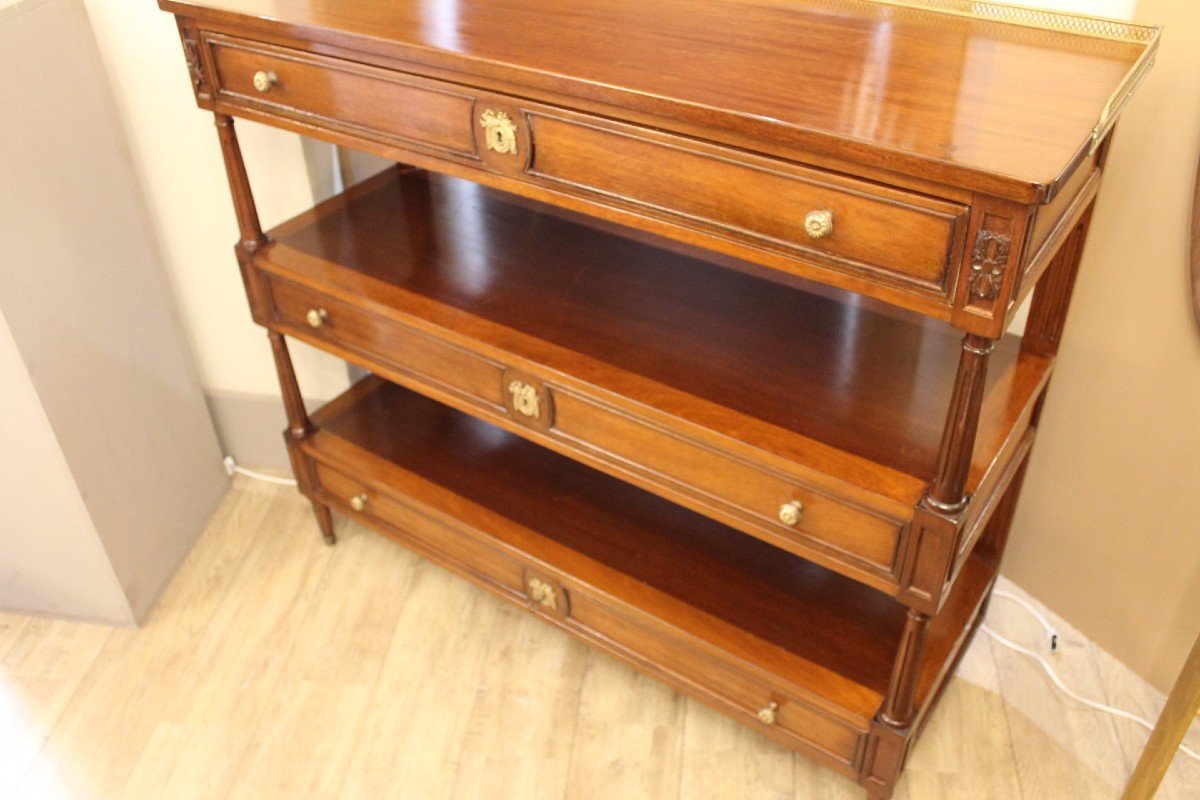 Mahogany Console XIX-photo-3