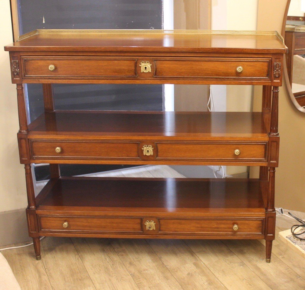 Mahogany Console XIX-photo-3