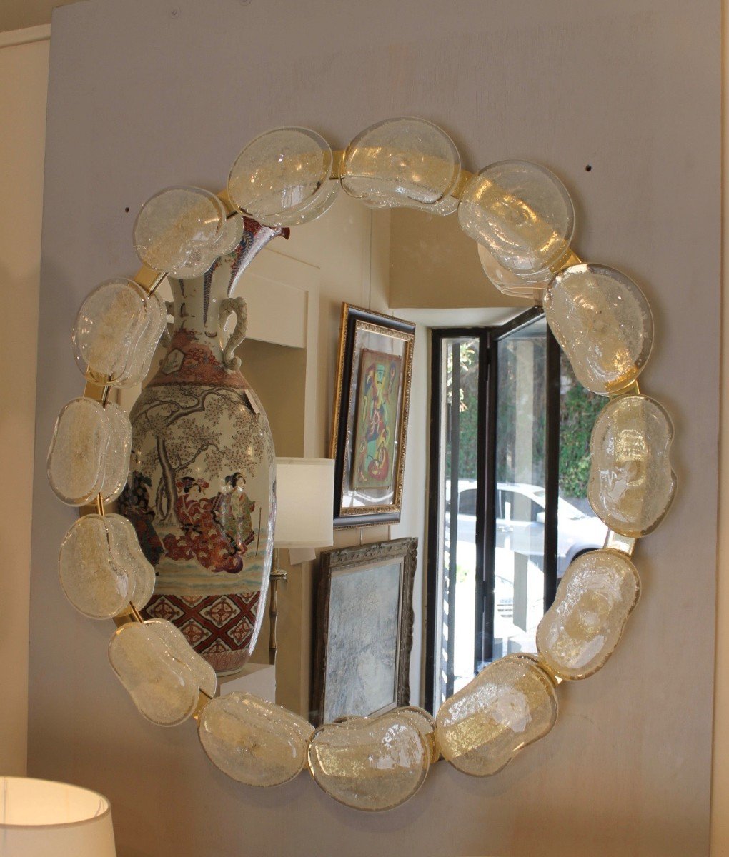 Venetian Murano Mirror, Modernist-photo-2