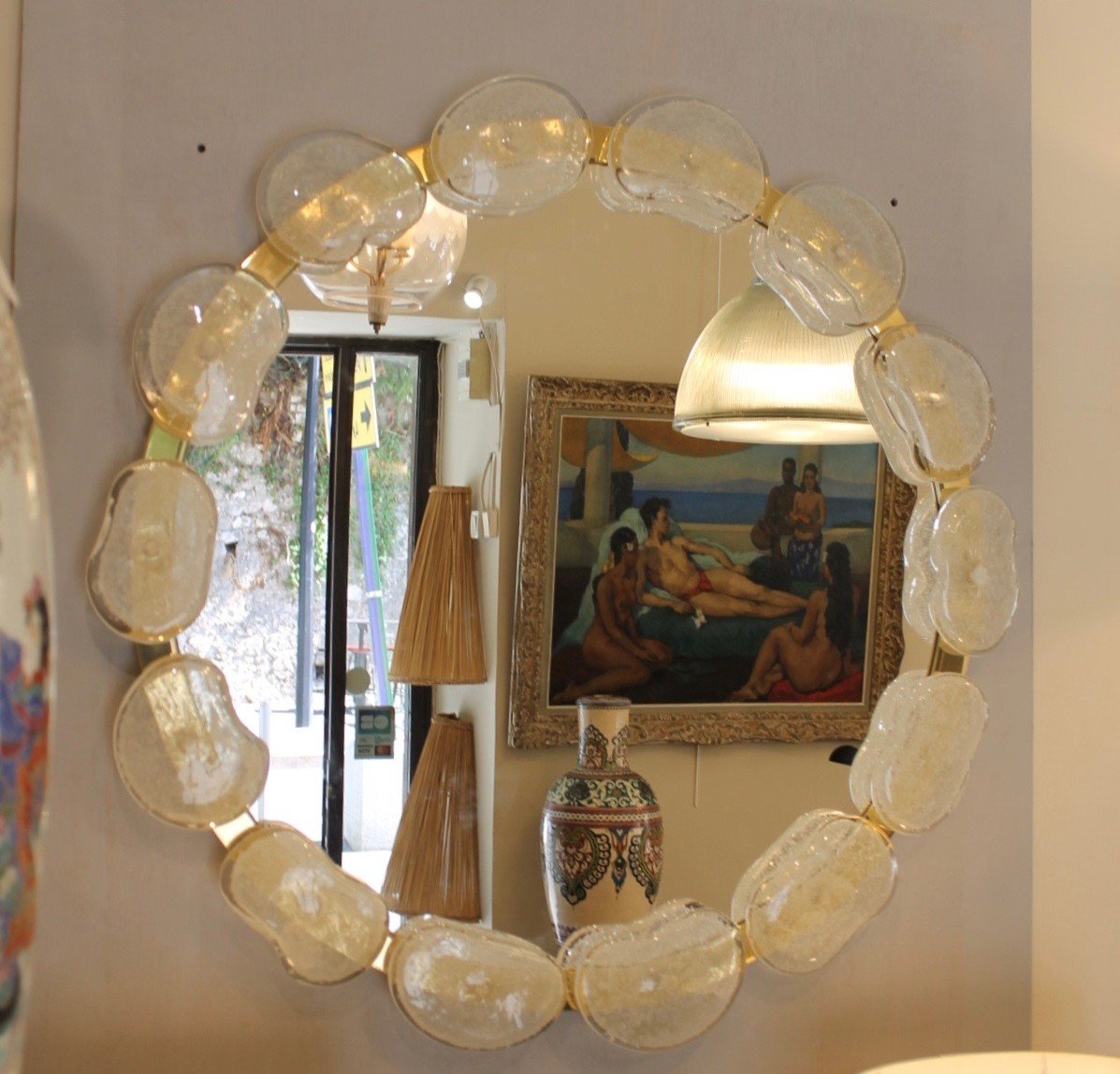 Venetian Murano Mirror, Modernist