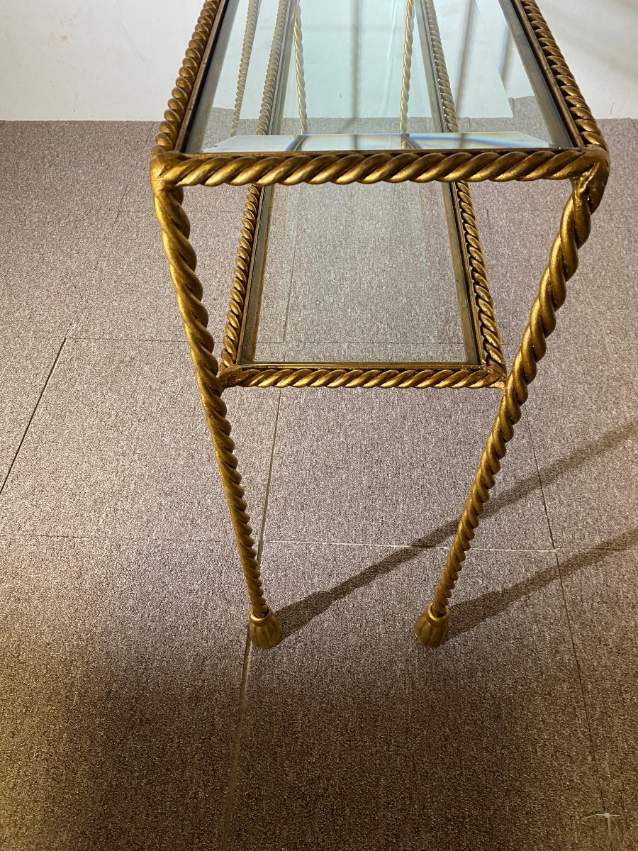 Brass Console, Unique, Italy, 1950-photo-1