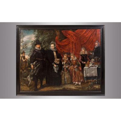 '' Family Portrait '' Around 1600