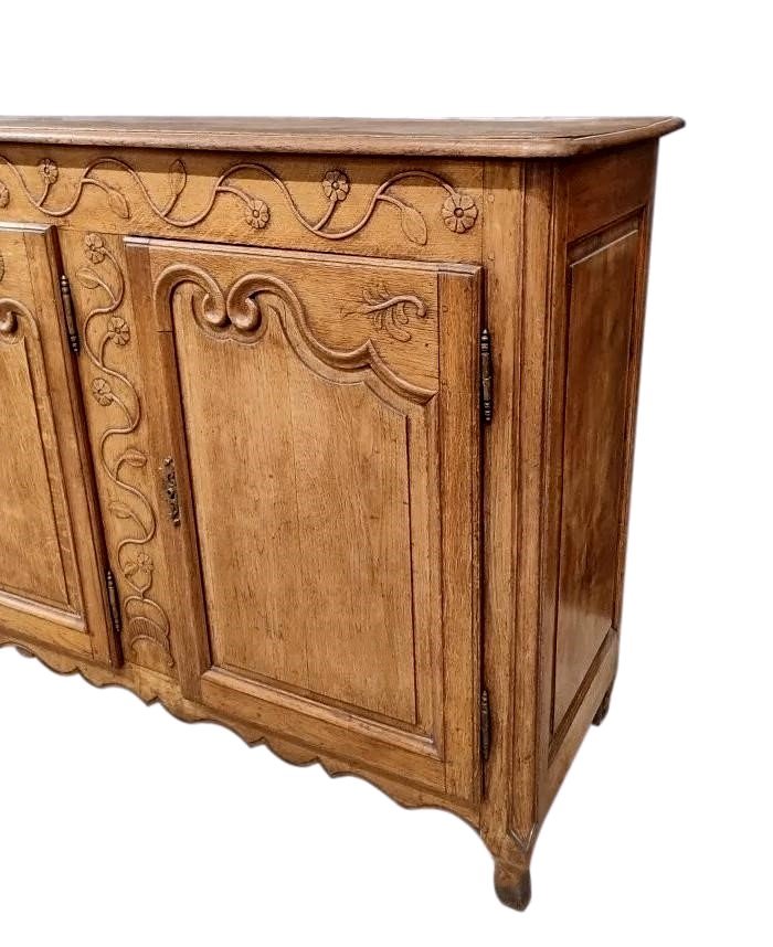 Louis XV Style Sideboard Norman Work From The 19th Century-photo-1