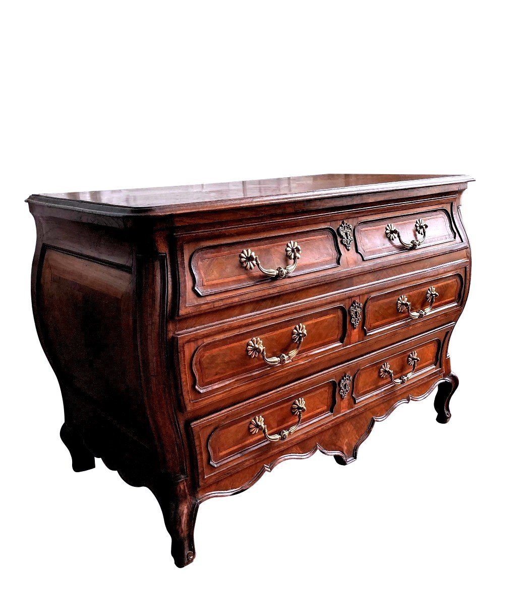 18th Century Louis XV Bordeaux Chest Of Drawers-photo-3