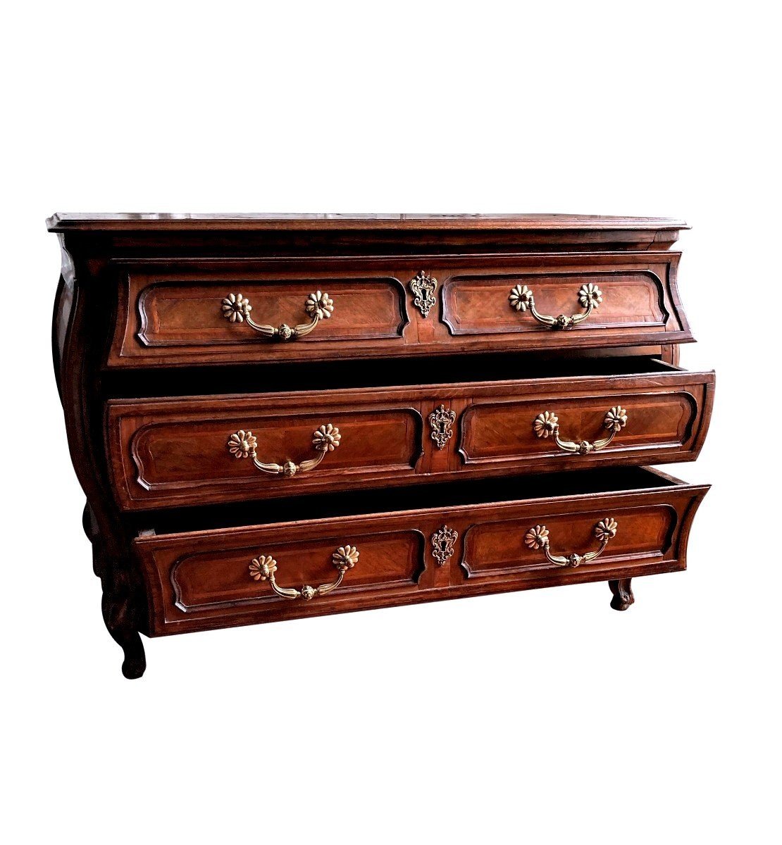 18th Century Louis XV Bordeaux Chest Of Drawers-photo-2