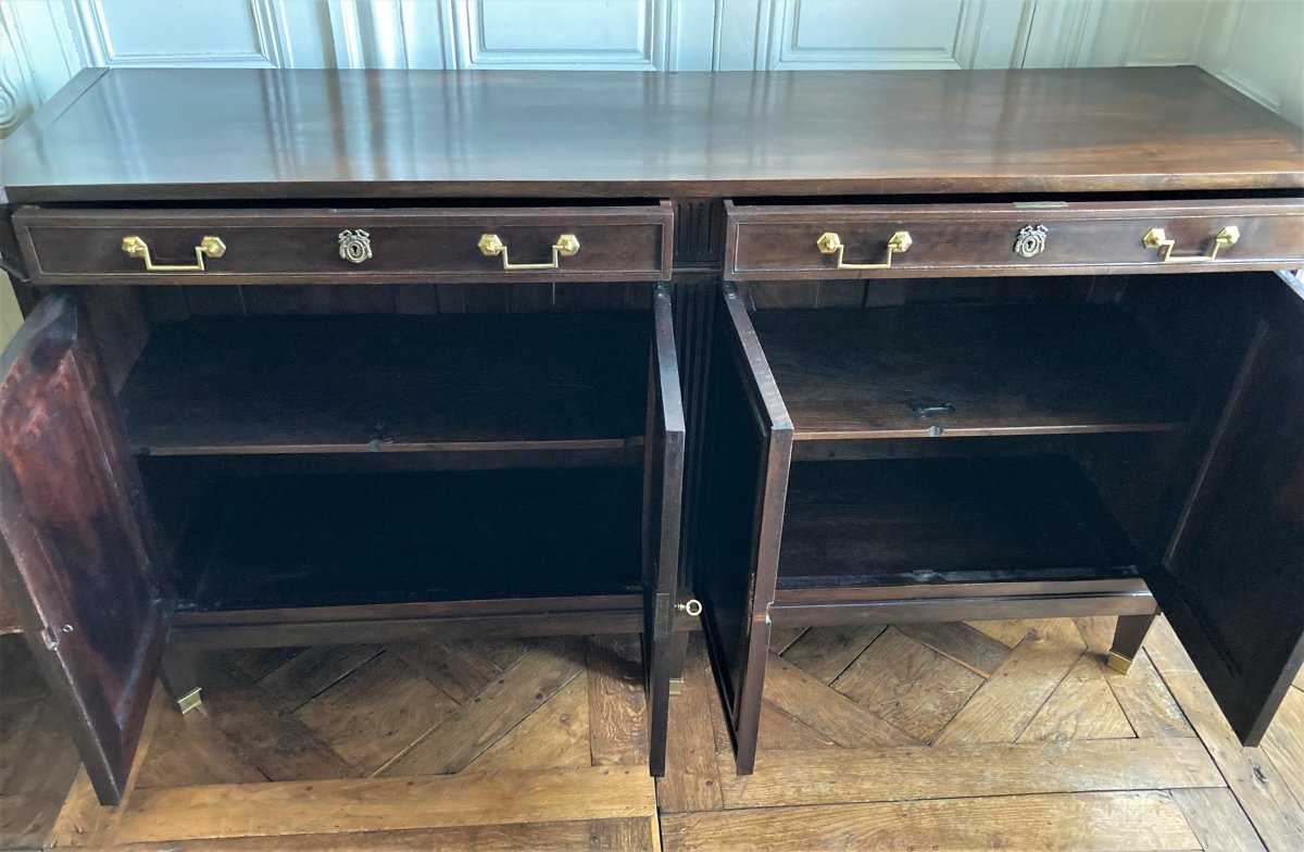 Louis XVI Sideboard 18th Century-photo-7