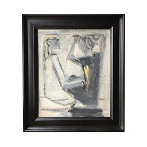 Antoine Chartres (1903-1968)  Cubist Characters Hst Signed And Dated On The Back