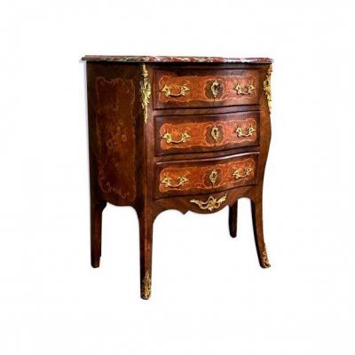 Petite Commode De Style Louis XV du XIXe Siècle