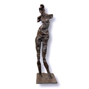 Michel Moskovtchenko Large Bronze With Brown Patina Signed Numbered