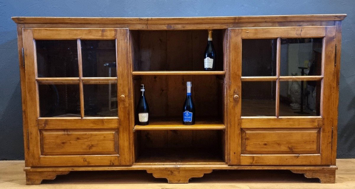 Walnut Pantry Buffet From Chalet In Chamonix - 19th Century-photo-4