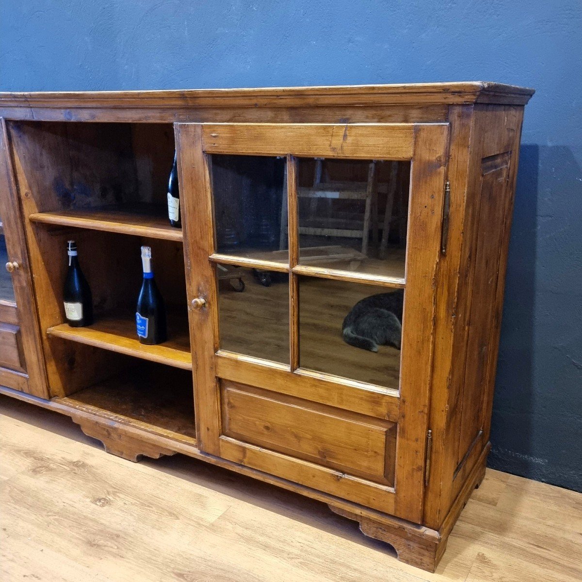 Walnut Pantry Buffet From Chalet In Chamonix - 19th Century-photo-4