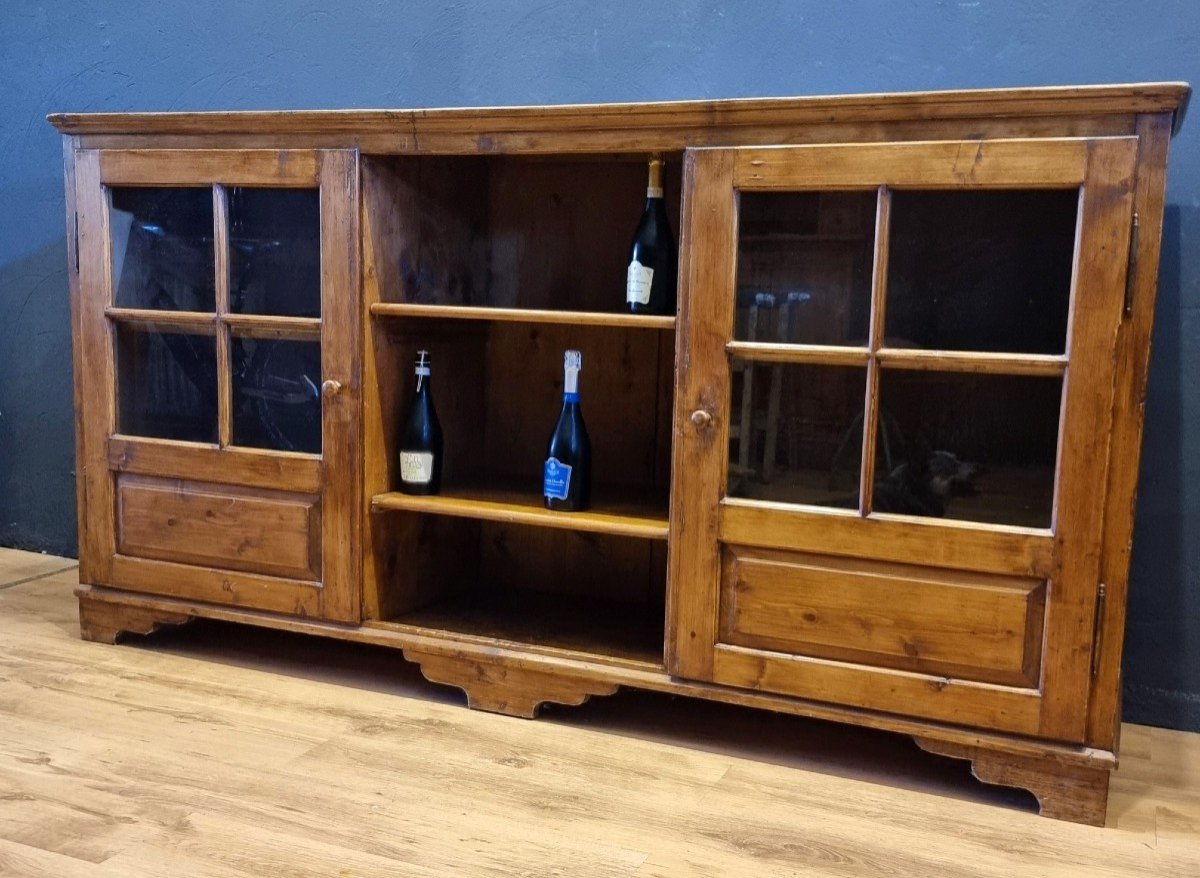 Walnut Pantry Buffet From Chalet In Chamonix - 19th Century-photo-5