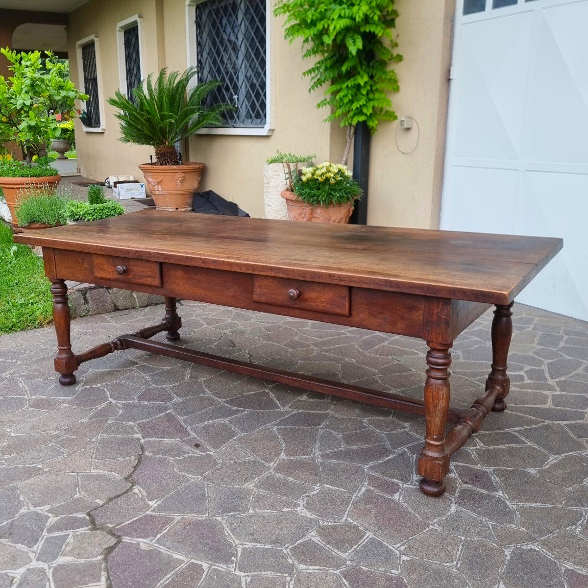 The Grand 18th Century Tuscan Walnut Fratino Table