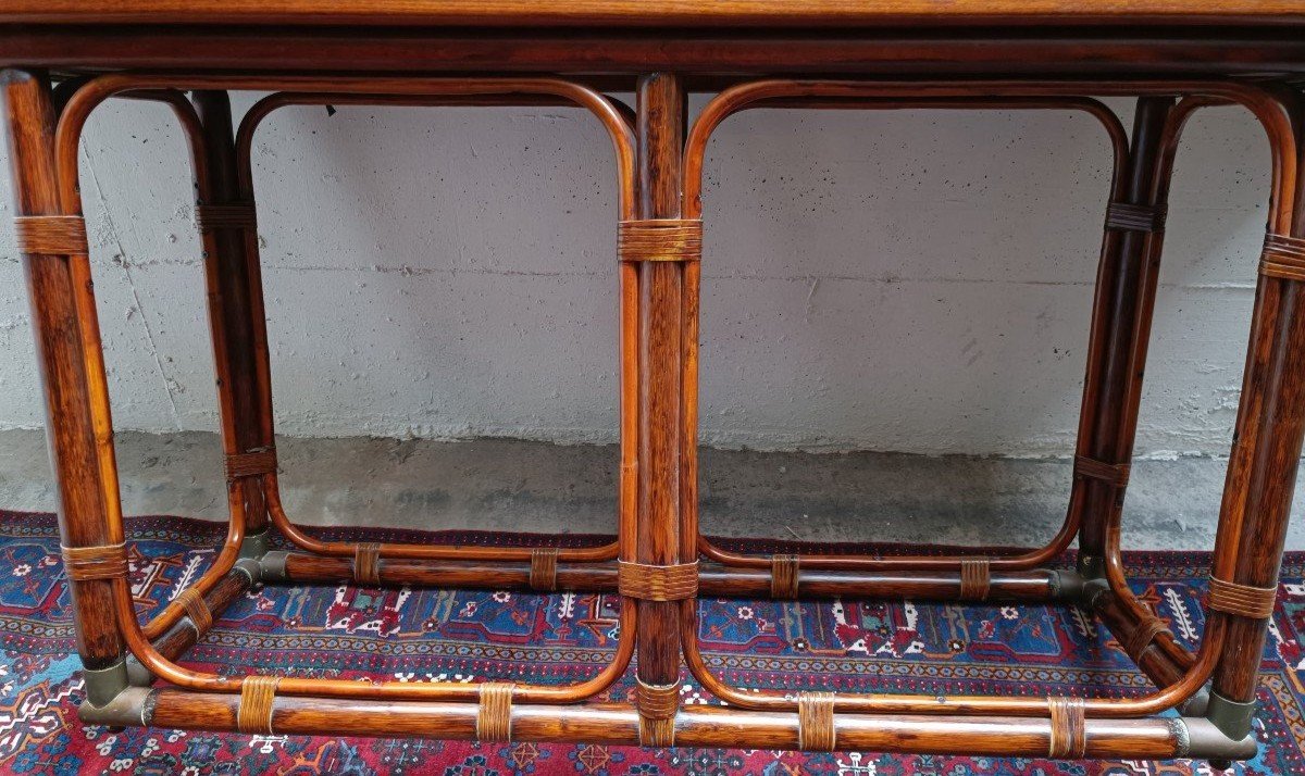 Table Console En Palissandre De Tito Agnoli Pour Pierantonio Bonacina 1960-photo-1