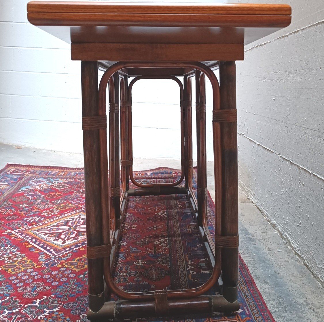 Table Console En Palissandre De Tito Agnoli Pour Pierantonio Bonacina 1960-photo-2