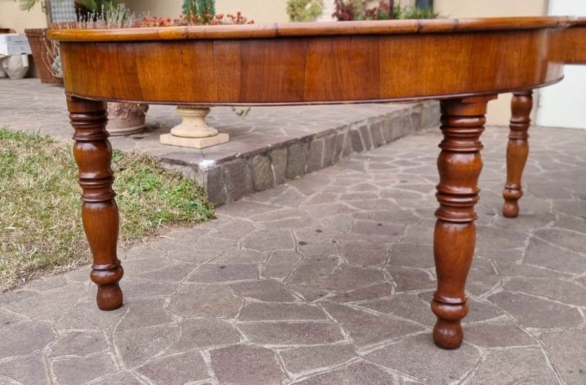 Pair Of Bolognese Consoles In Walnut From 1850-photo-1