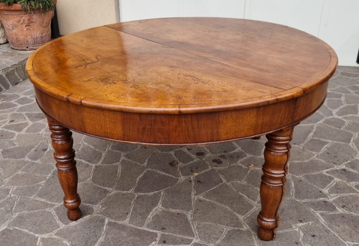 Pair Of Bolognese Consoles In Walnut From 1850-photo-5