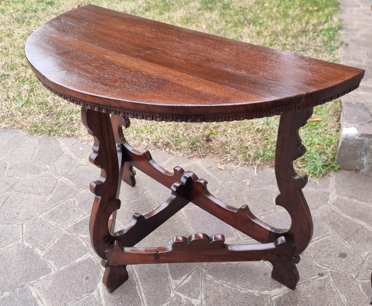 Pair Of 18th-century Bolognese Walnut Consoles-photo-4