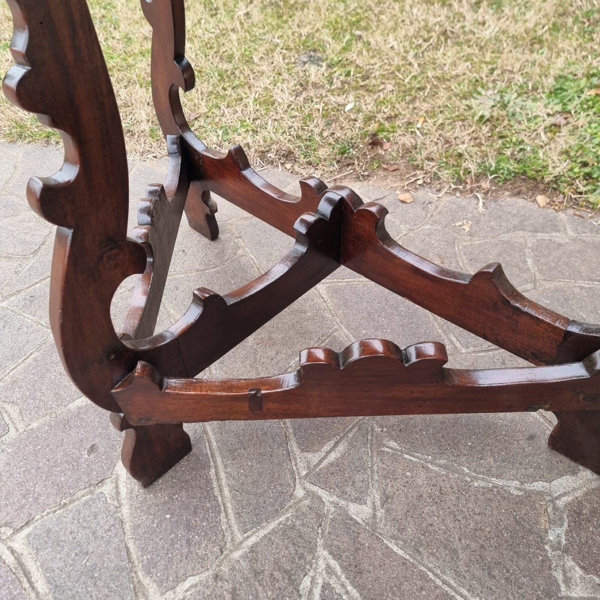 Pair Of 18th-century Bolognese Walnut Consoles-photo-5