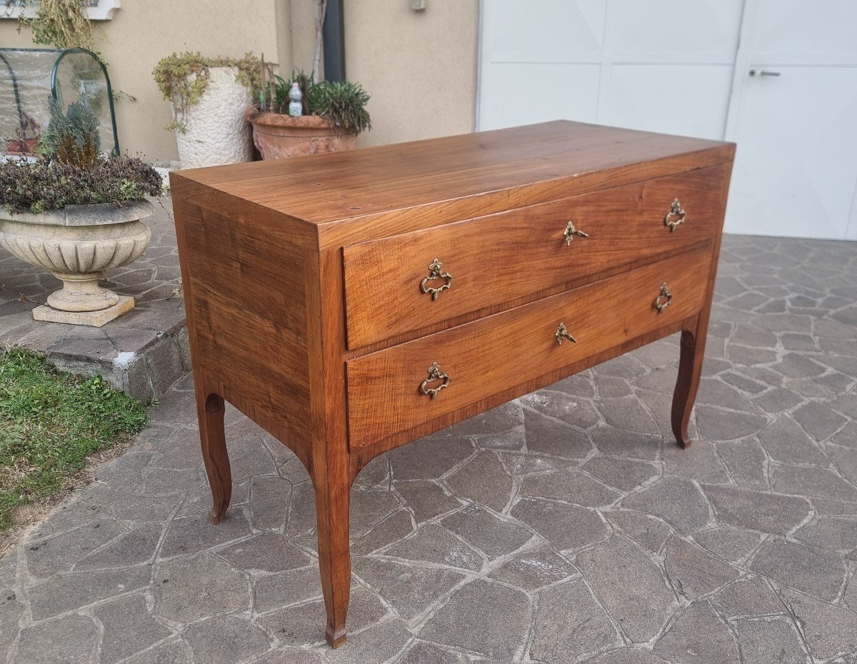 Commode En Noyer De Style Directoire Du XVIIIe Siècle De Vicence-photo-2