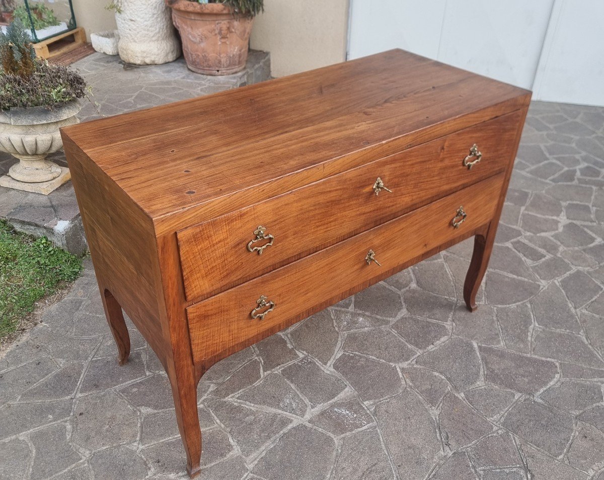 Commode En Noyer De Style Directoire Du XVIIIe Siècle De Vicence-photo-3