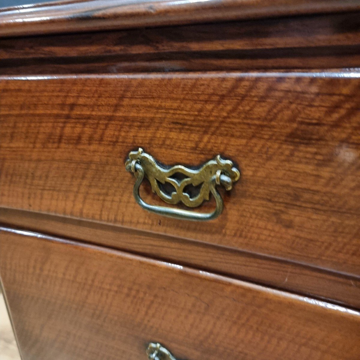 Directoire Chest Of Drawers In Walnut 1780 Venice-photo-2