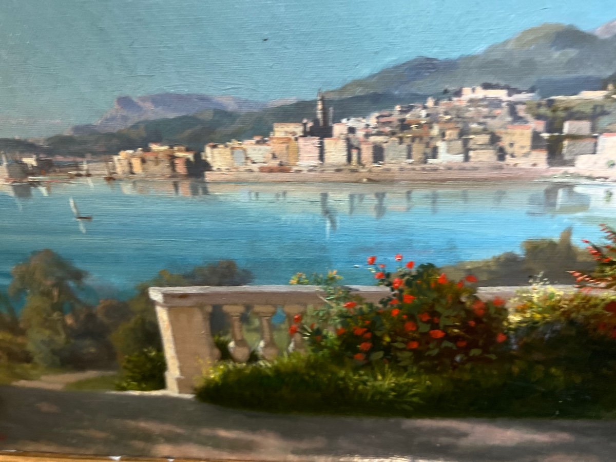 View Of Menton (alpes Maritimes) At The Beginning Of The 20th Century-photo-4