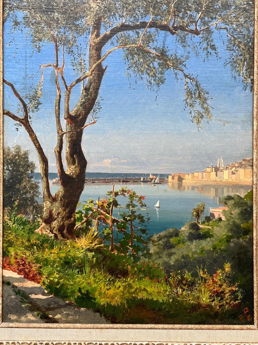 View Of Menton, Alpes Maritimes, At The End Of The XIXth Century-photo-2